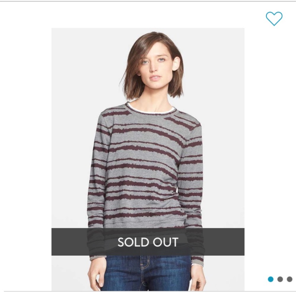 ALC stripe sweatshirt